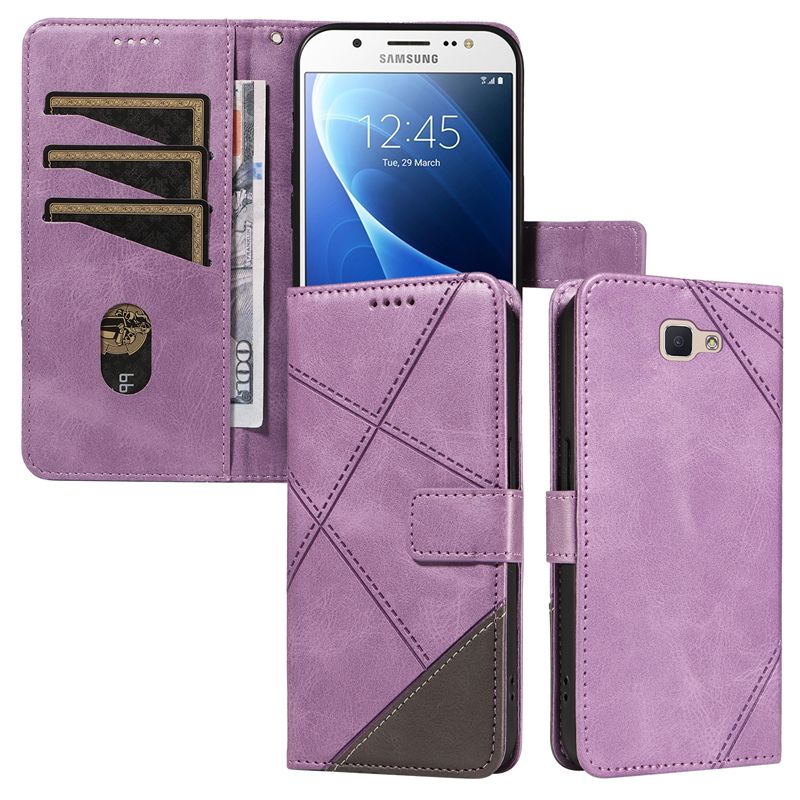 PU Leather Wallet Case For Samsung Galaxy J7 Prime Flip Stand Card Book Phone Cover