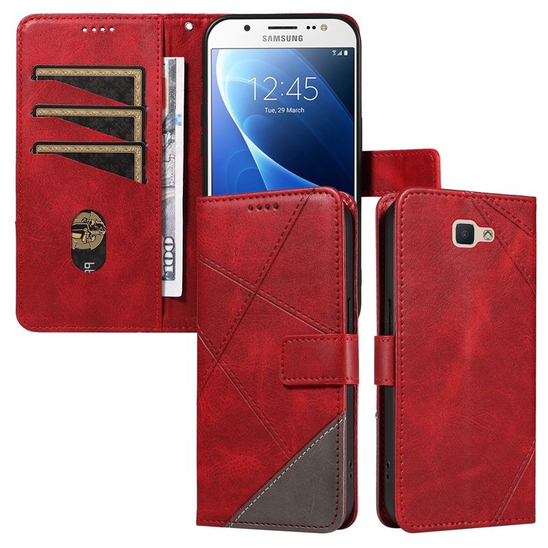 PU Leather Wallet Case For Samsung Galaxy J7 Prime Flip Stand Card Book Phone Cover