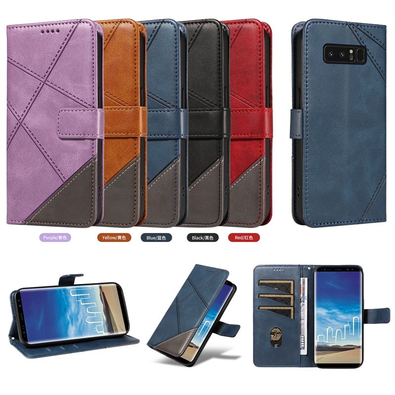 PU Leather Wallet Case For Samsung Galaxy Note 8 Flip Stand Card Book Phone Cover