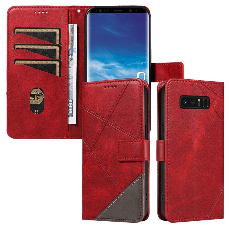 PU Leather Wallet Case For Samsung Galaxy Note 8 Flip Stand Card Book Phone Cover