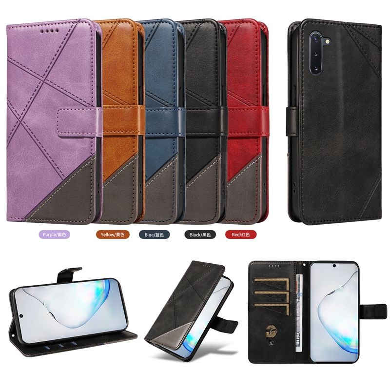 PU Leather Wallet Case For Samsung Galaxy Note 10/Note 10 5G Flip Stand Card Book Phone Cover