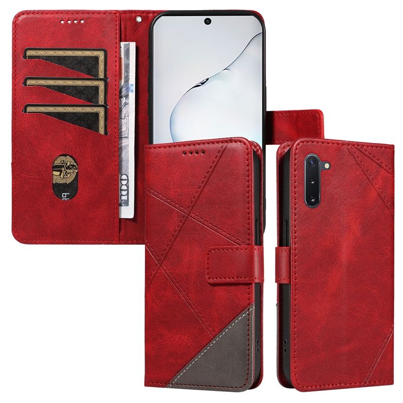 PU Leather Wallet Case For Samsung Galaxy Note 10/Note 10 5G Flip Stand Card Book Phone Cover