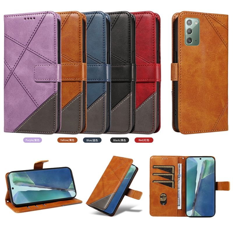 PU Leather Wallet Case For Samsung Galaxy Note 20 ultra Flip Stand Card Book Phone Cover