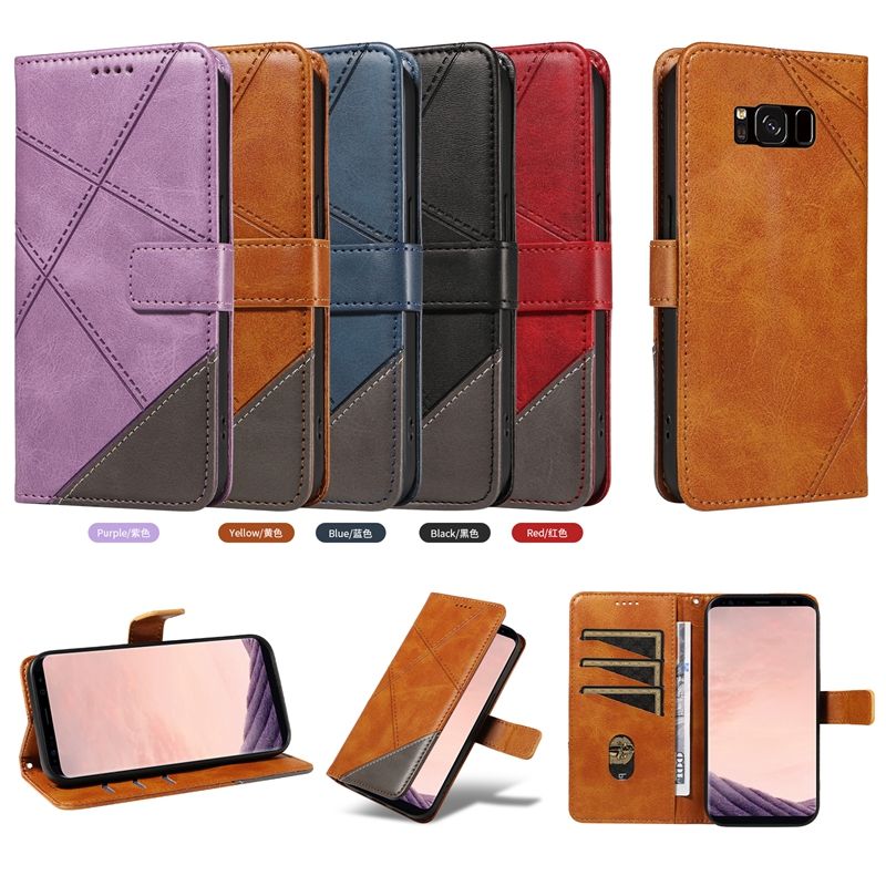 PU Leather Wallet Case For Samsung Galaxy S8 Plus Flip Stand Card Book Phone Cover