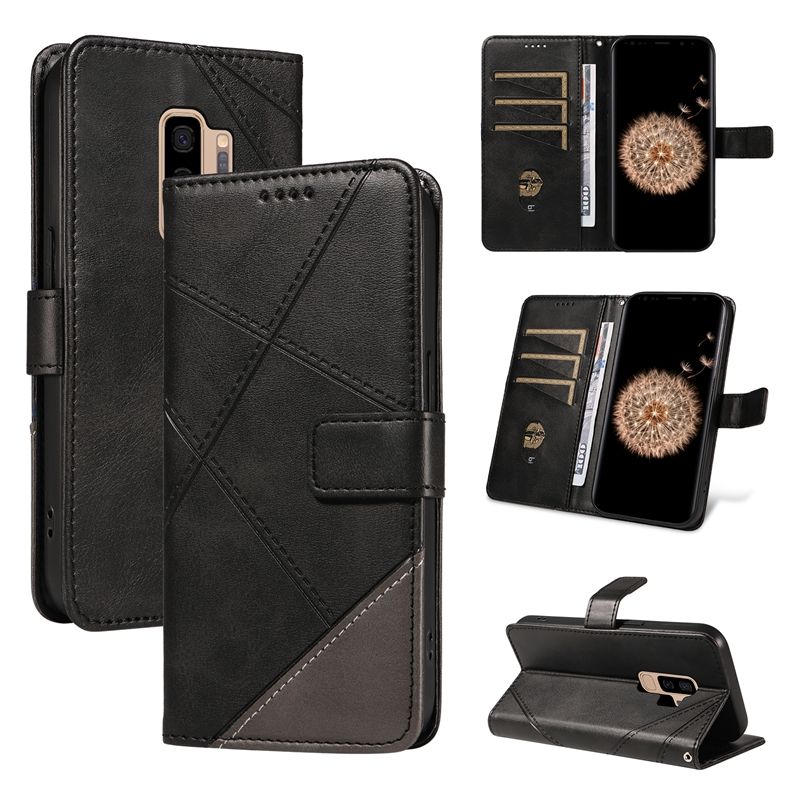 PU Leather Wallet Case For Samsung Galaxy S9 Plus Flip Stand Card Book Phone Cover