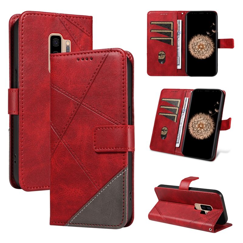 PU Leather Wallet Case For Samsung Galaxy S9 Plus Flip Stand Card Book Phone Cover