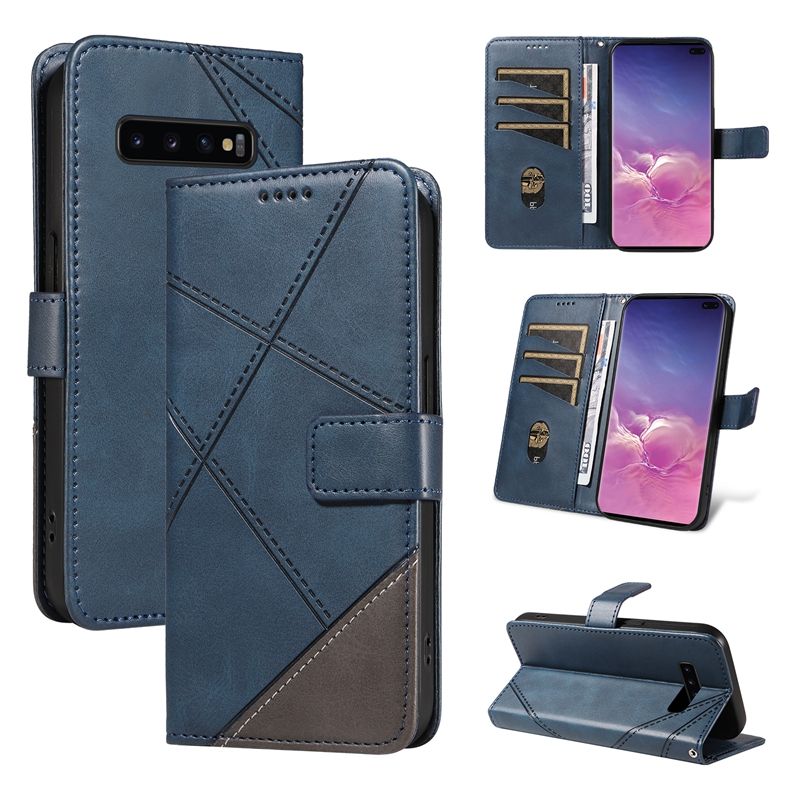 PU Leather Wallet Case For Samsung Galaxy S10 Plus Flip Stand Card Book Phone Cover