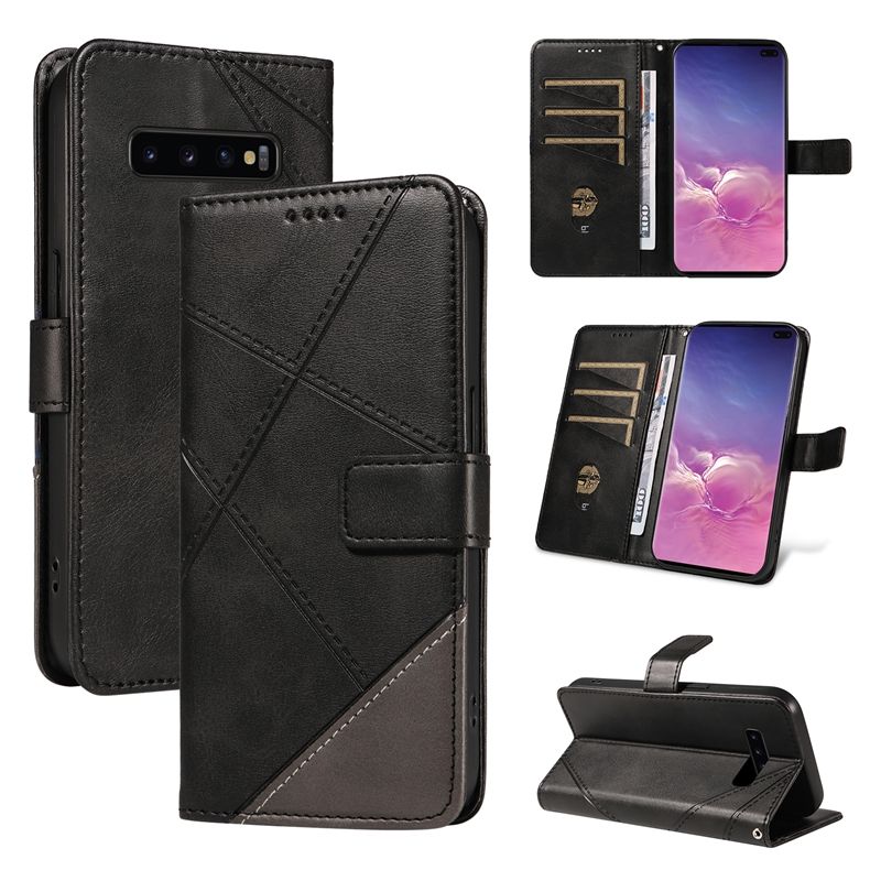 PU Leather Wallet Case For Samsung Galaxy S10 Plus Flip Stand Card Book Phone Cover