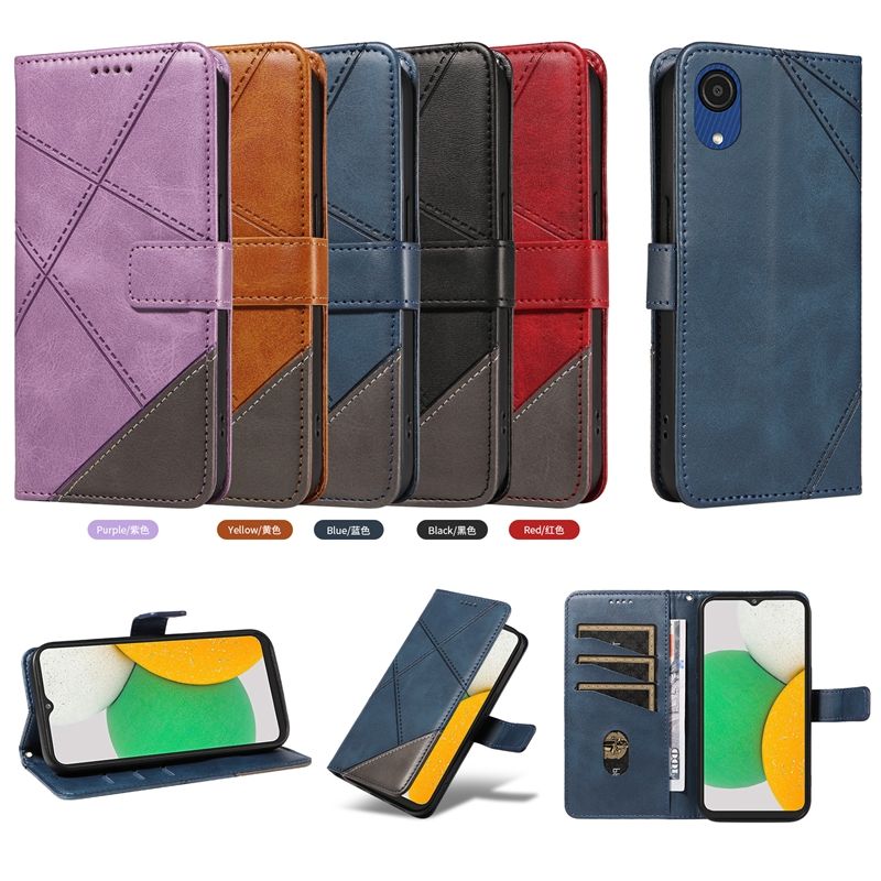PU Leather Wallet Case For Samsung Galaxy A03 Core Flip Stand Card Book Phone Cover