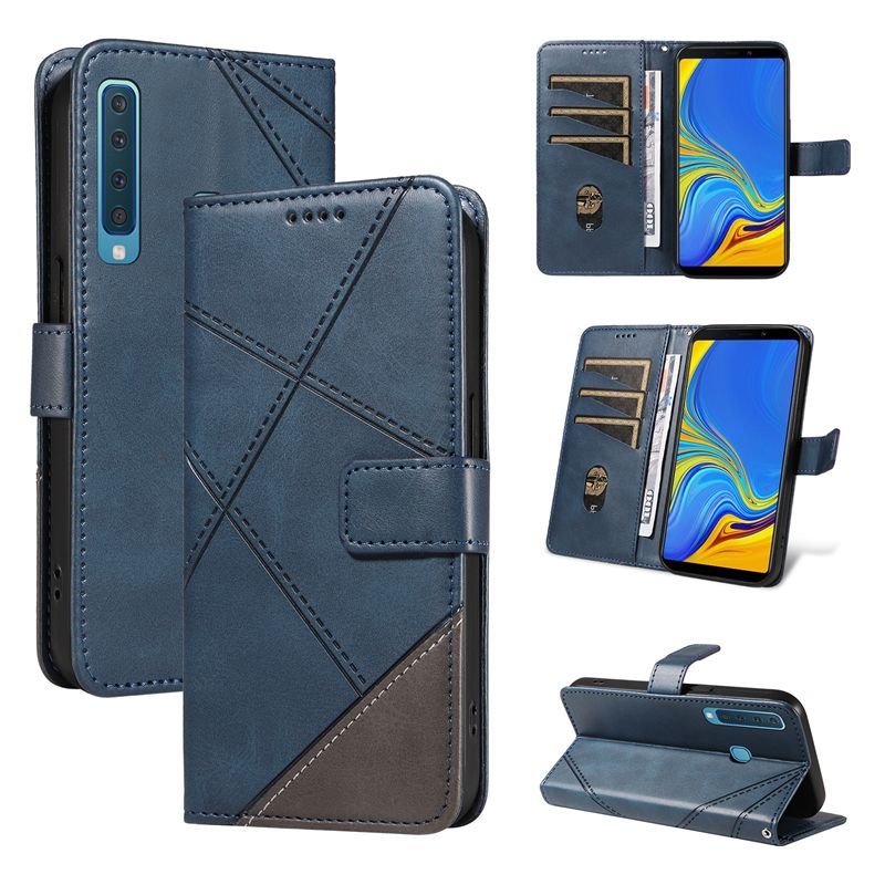 PU Leather Wallet Case For Samsung Galaxy A9 2018 Flip Stand Card Book Phone Cover