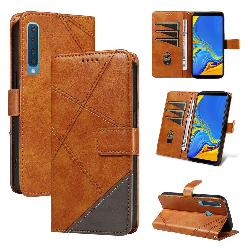 PU Leather Wallet Case For Samsung Galaxy A9 2018 Flip Stand Card Book Phone Cover