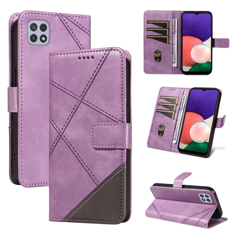 Wallet Case For Samsung Galaxy A22 5G/Galaxy A22S 5G Leather Flip Stand Phone Bags Cover Coque