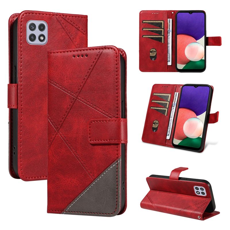 Wallet Case For Samsung Galaxy A22 5G/Galaxy A22S 5G Leather Flip Stand Phone Bags Cover Coque