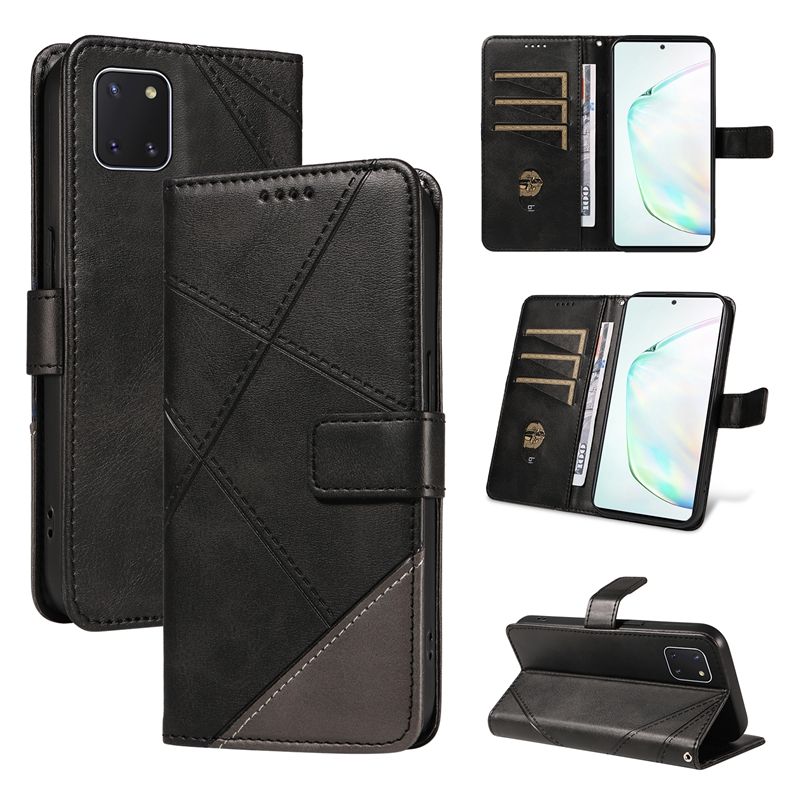 Wallet Case For Samsung Galaxy A81 /Galaxy  Note 10 Lite /Galaxy M60S Leather Flip Stand Phone Bags Cover Coque