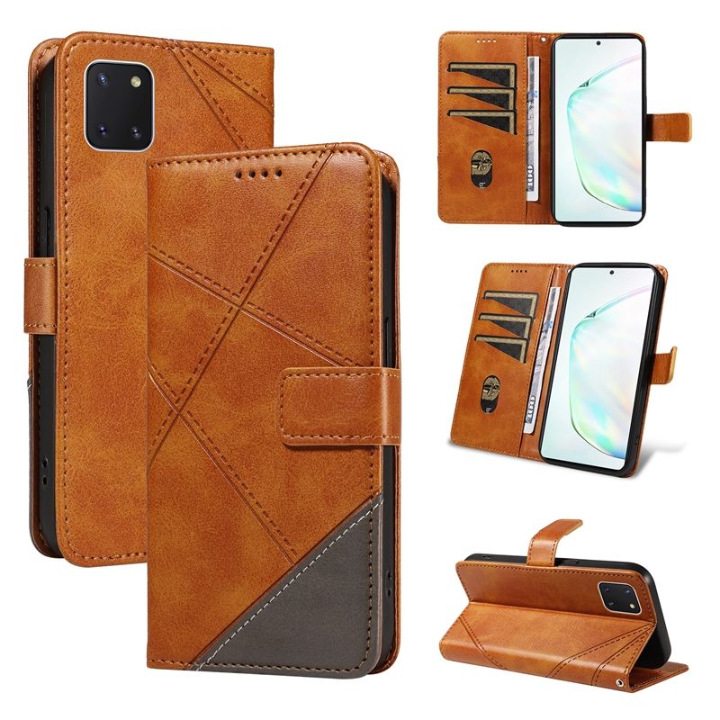 Wallet Case For Samsung Galaxy A81 /Galaxy  Note 10 Lite /Galaxy M60S Leather Flip Stand Phone Bags Cover Coque