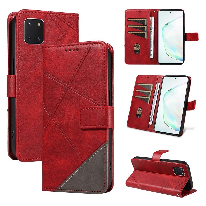 Wallet Case For Samsung Galaxy A81 /Galaxy  Note 10 Lite /Galaxy M60S Leather Flip Stand Phone Bags Cover Coque