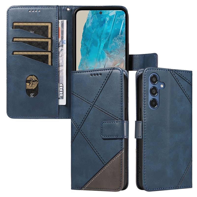 Wallet Case For Samsung Galaxy M35 Leather Flip Stand Phone Bags Cover Coque