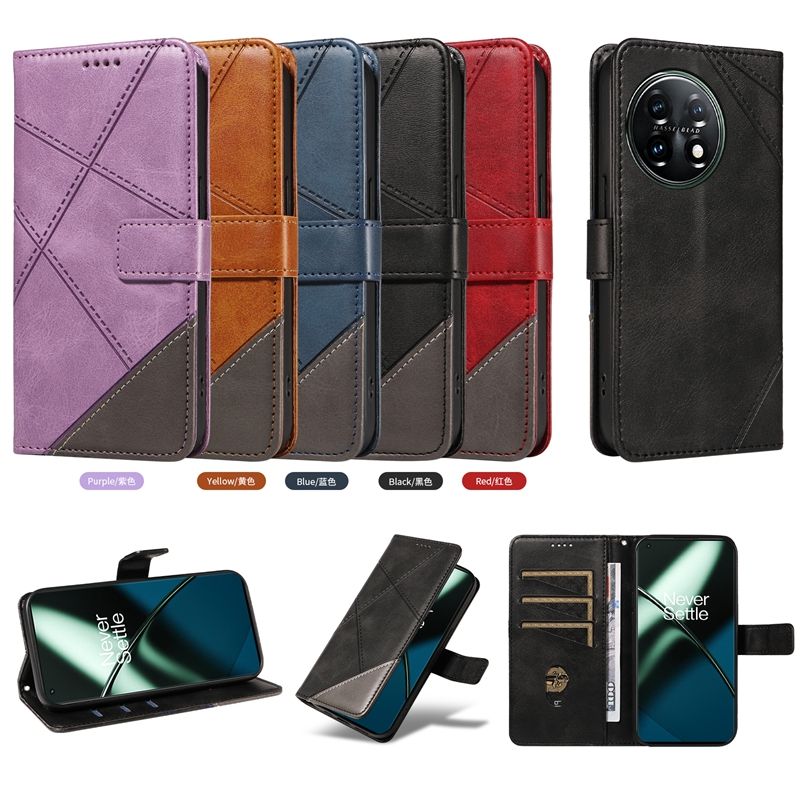 Wallet Case For Oneplus 11 5G Leather Flip Stand Phone Bags Cover Coque