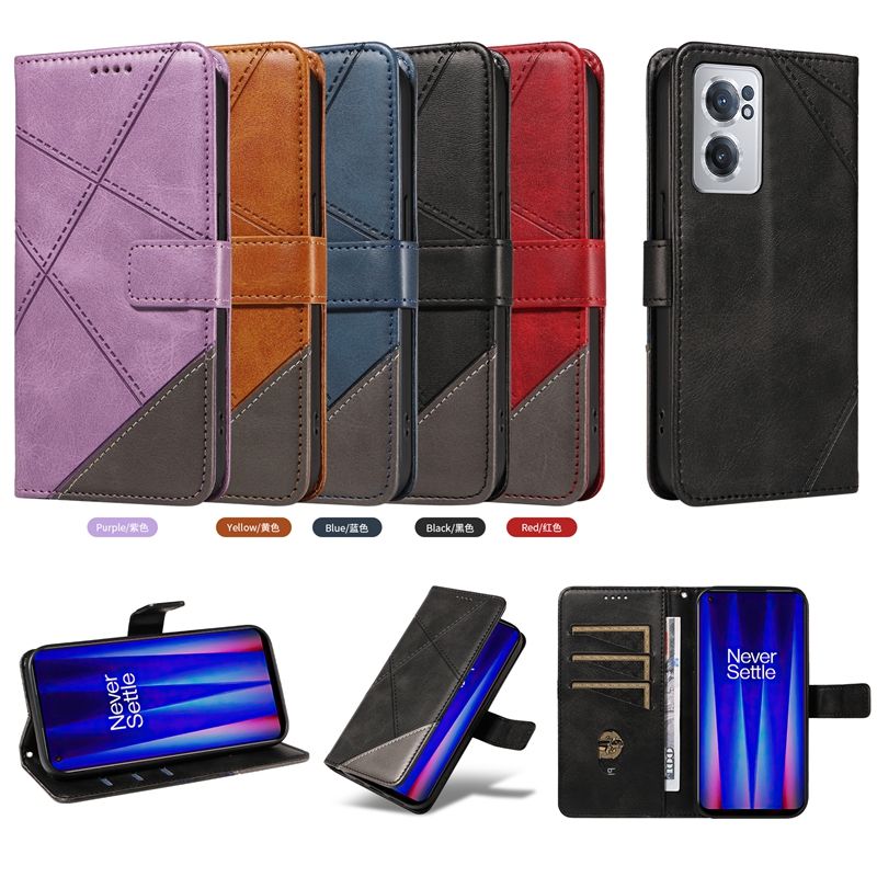 Wallet Case For Oneplus Nord CE2 Leather Flip Stand Phone Bags Cover Coque