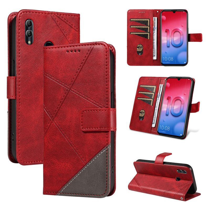 Leather Case For Huawei Honor 10 Lite /Huawei Psmart 2019 Huawei Nova Lite 3 Flip Wallet Magnetic Phone Book Cover