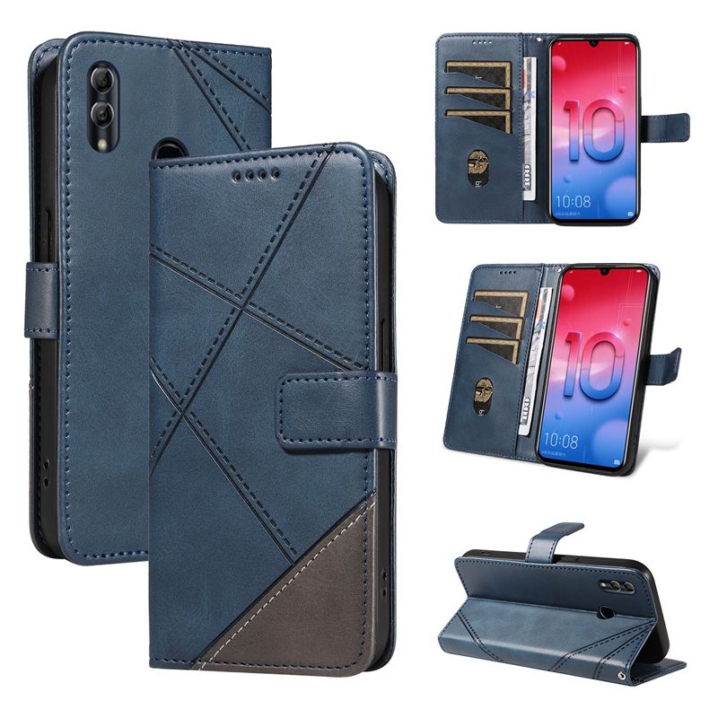 Leather Case For Huawei Honor 10 Lite /Huawei Psmart 2019 Huawei Nova Lite 3 Flip Wallet Magnetic Phone Book Cover
