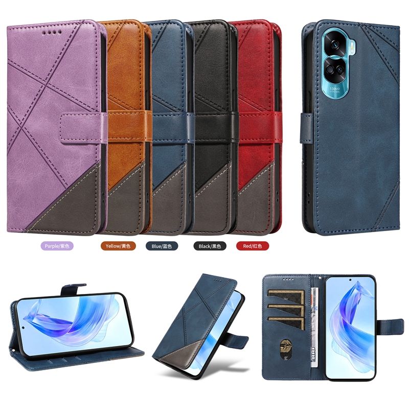 Leather Case For Huawei Honor 90 Lite Honor X50i 5g Flip Wallet Magnetic Phone Book Cover