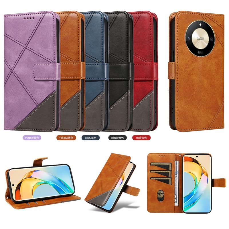 Leather Case For Huawei Honor X50 Honor X9B Magic 6 Lite Flip Wallet Magnetic Phone Book Cover