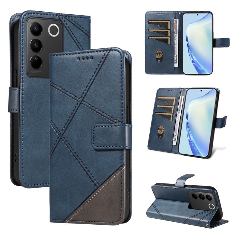 Leather Case For Vivo V27 5G /Vivo V27 Pro 5G  Flip Wallet Magnetic Phone Book Cover