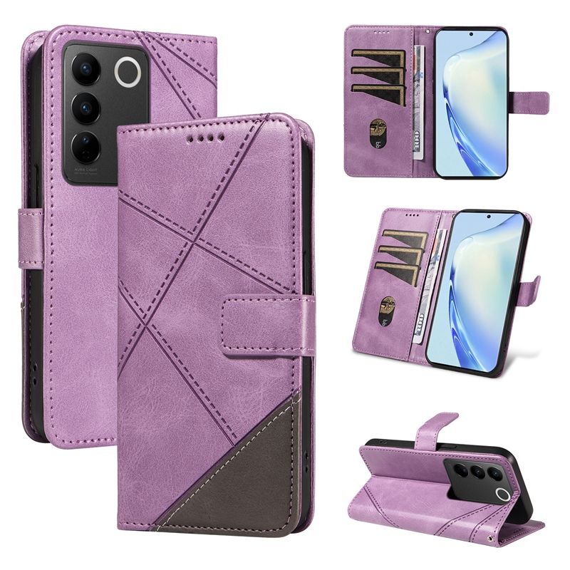 Leather Case For Vivo V27 5G /Vivo V27 Pro 5G  Flip Wallet Magnetic Phone Book Cover