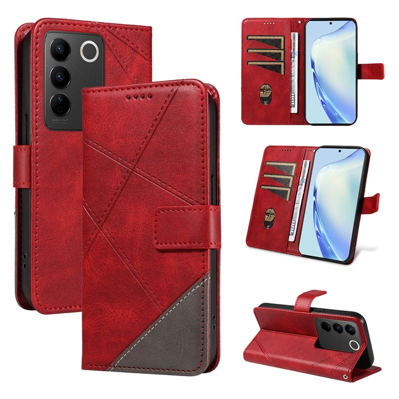 Leather Case For Vivo V27 5G /Vivo V27 Pro 5G  Flip Wallet Magnetic Phone Book Cover