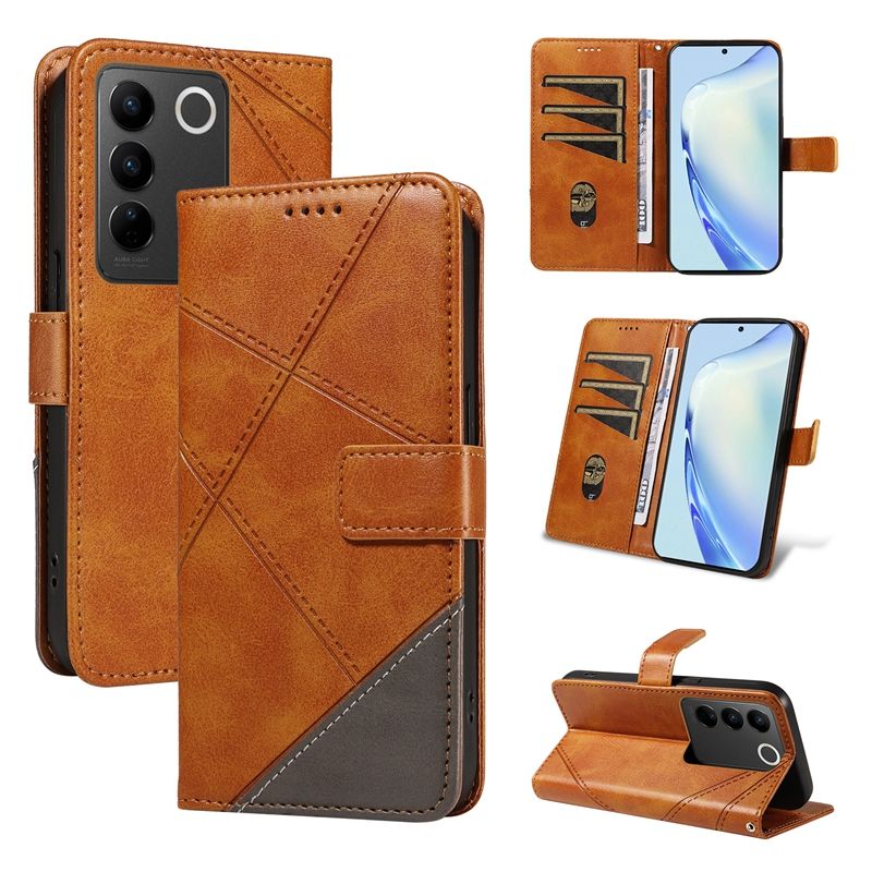 Leather Case For Vivo V27 5G /Vivo V27 Pro 5G  Flip Wallet Magnetic Phone Book Cover