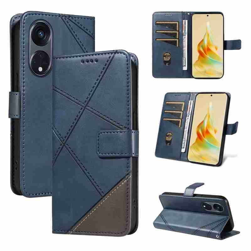 PU Leather Wallet Case For Oppo Reno 8T 5G (Non-Chinese version) /OPPO A1 Pro Flip Stand Card Book Phone Cover