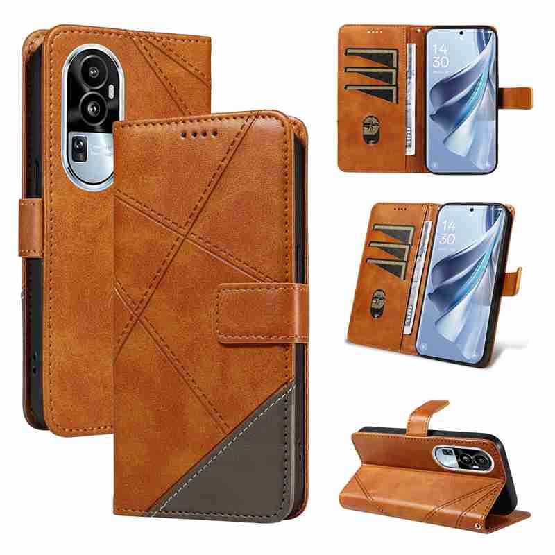 PU Leather Wallet Case For Oppo  Reno10 5G (International edition)/ Reno10 Pro 5G (International edition) Flip Stand Card Book Phone Cover