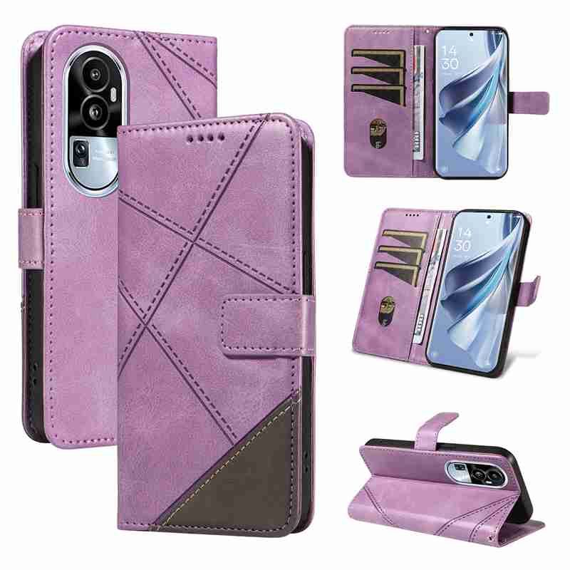 PU Leather Wallet Case For Oppo  Reno10 5G (International edition)/ Reno10 Pro 5G (International edition) Flip Stand Card Book Phone Cover