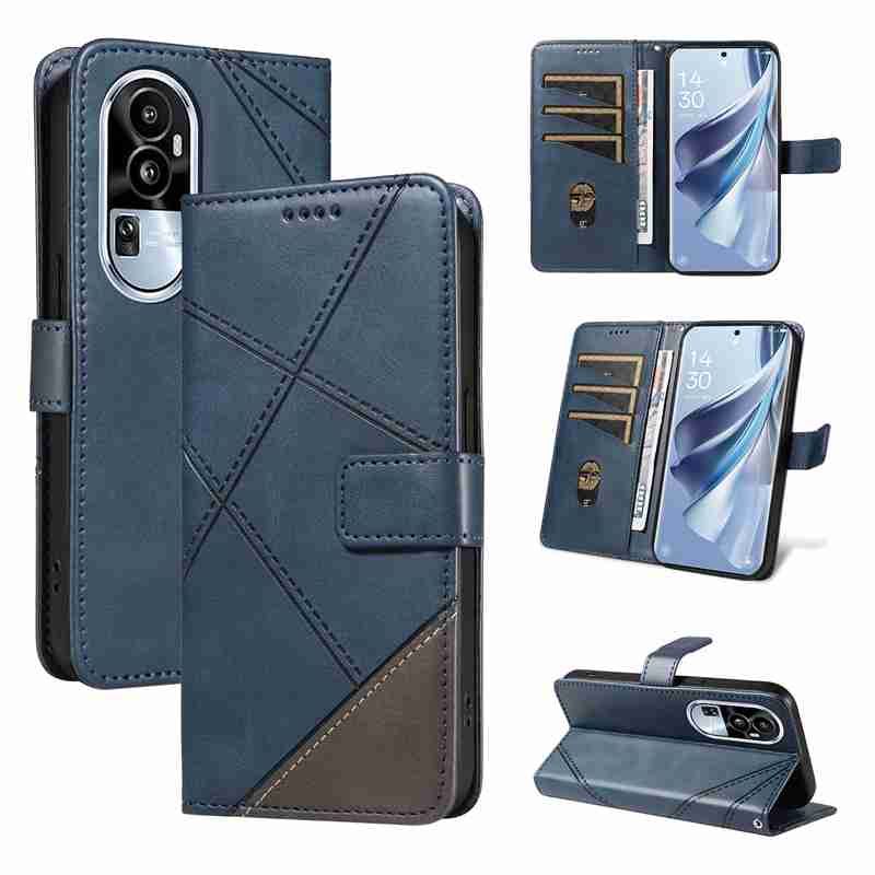 PU Leather Wallet Case For Oppo  Reno10 5G (International edition)/ Reno10 Pro 5G (International edition) Flip Stand Card Book Phone Cover