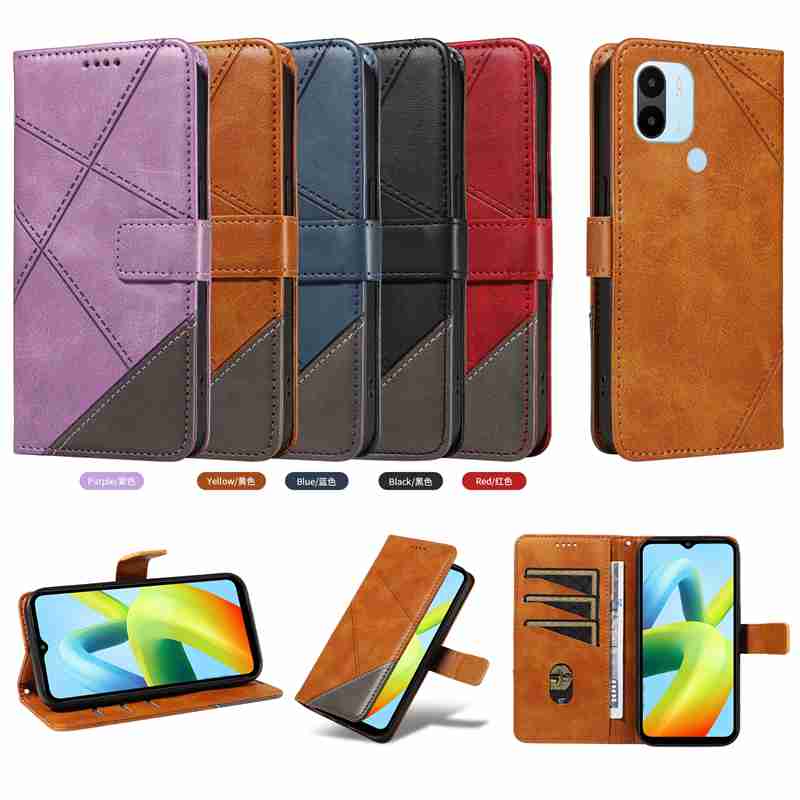 (katu2024) PU Leather Wallet Case For Xiaomi Redmi A1 Plus Flip Stand Card Book Phone Cover