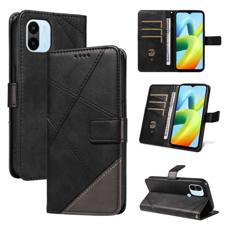 (katu2024) PU Leather Wallet Case For Xiaomi Redmi A1 Plus Flip Stand Card Book Phone Cover