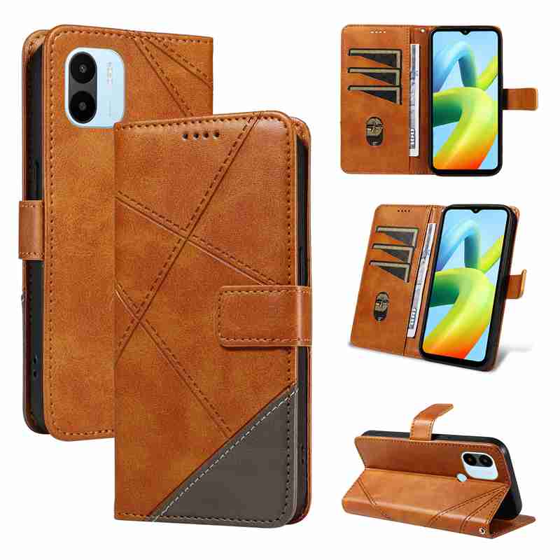 (katu2024) PU Leather Wallet Case For Xiaomi Redmi A1 Plus Flip Stand Card Book Phone Cover