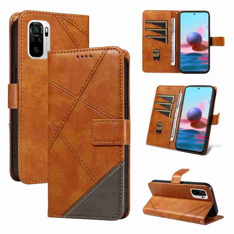 (katu2024) PU Leather Wallet Case For Xiaomi Redmi Note 10 4G /Redmi Note 10s /Xiaomi Poco M5S Flip Stand Card Book Phone Cover