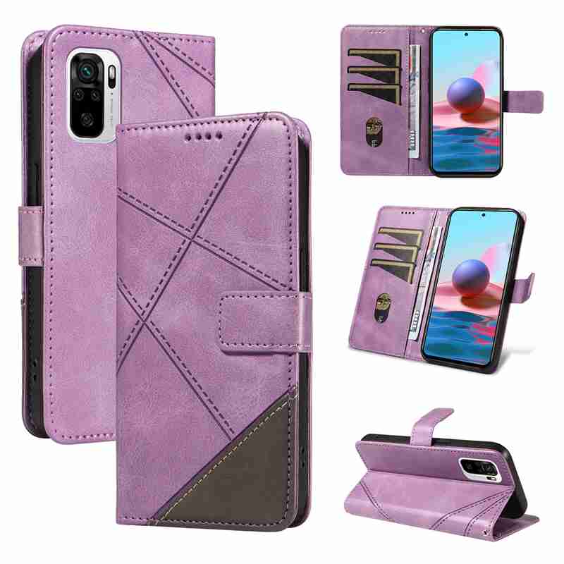 (katu2024) PU Leather Wallet Case For Xiaomi Redmi Note 10 4G /Redmi Note 10s /Xiaomi Poco M5S Flip Stand Card Book Phone Cover