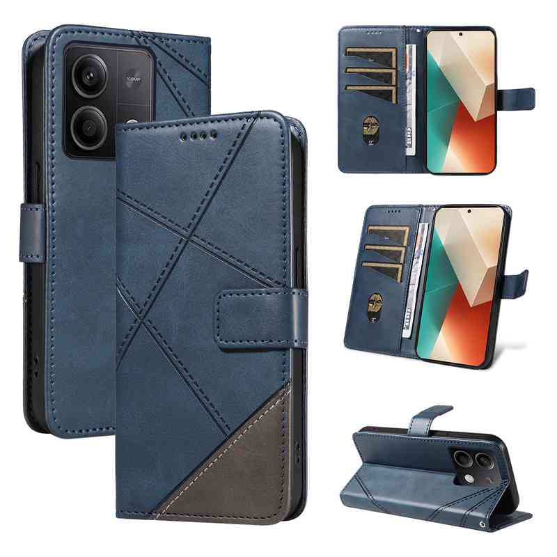 (katu2024) PU Leather Wallet Case For Xiaomi Redmi Note 13 5G Flip Stand Card Book Phone Cover