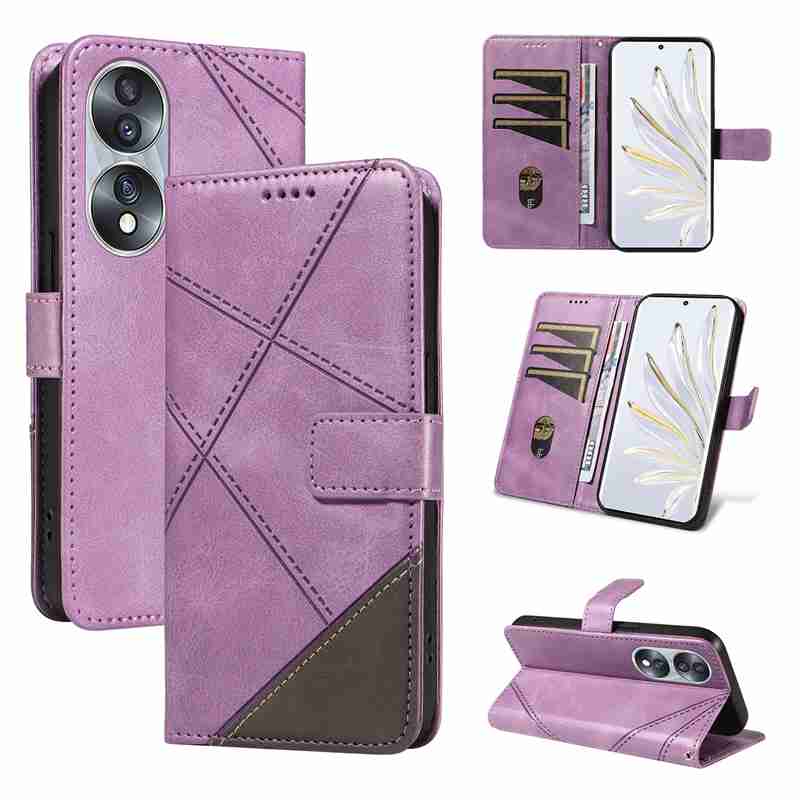 (katu2024) PU Leather Wallet Case For Huawei Honor 70 Flip Stand Card Book Phone Cover