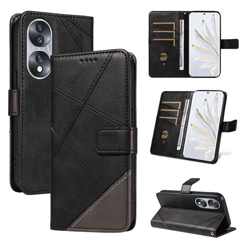 (katu2024) PU Leather Wallet Case For Huawei Honor 70 Flip Stand Card Book Phone Cover