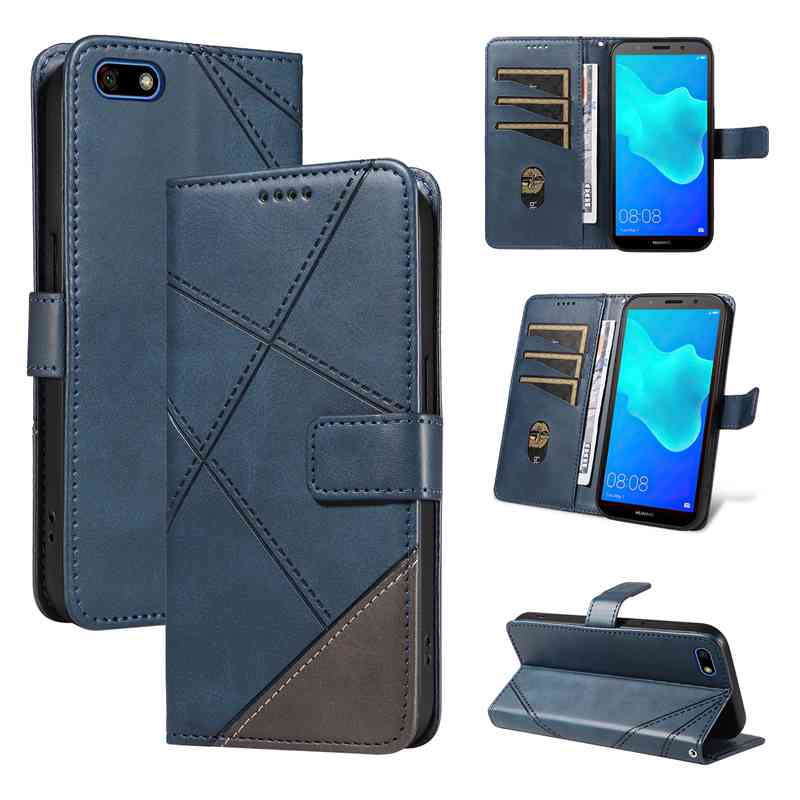 (katu2024) PU Leather Wallet Case For Huawei Y5 2018 /Y5 prime 2018 /Honor 7A mini /Honor 7S /Honor Enioy 7 Flip Stand Card Book Phone Cover