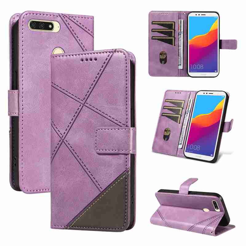 (katu2024) PU Leather Wallet Case For Huawei Y6 2018/Y6 prime 2018/Honor 7A Enioy 8E/Honor 7A Pro Flip Stand Card Book Phone Cover