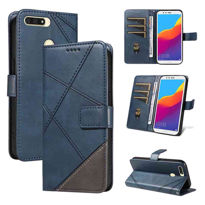 (katu2024) PU Leather Wallet Case For Huawei Y6 2018/Y6 prime 2018/Honor 7A Enioy 8E/Honor 7A Pro Flip Stand Card Book Phone Cover