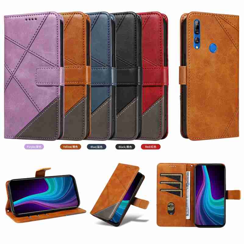 (katu2024) PU Leather Wallet Case For Huawei P Smart Z /Huawei Y9 Prime 2019 Flip Stand Card Book Phone Cover