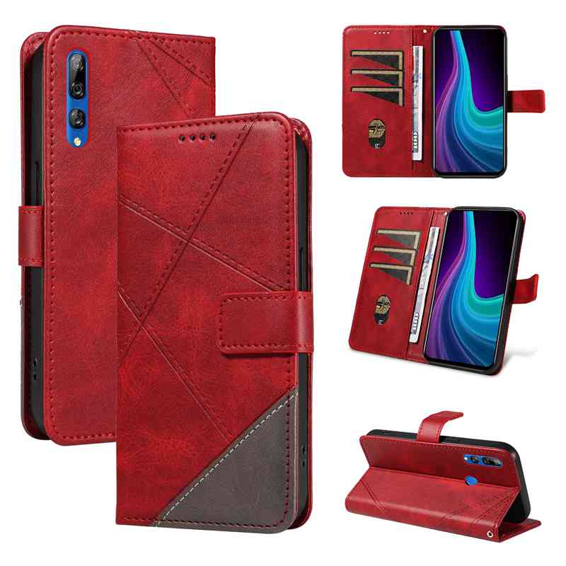 (katu2024) PU Leather Wallet Case For Huawei P Smart Z /Huawei Y9 Prime 2019 Flip Stand Card Book Phone Cover