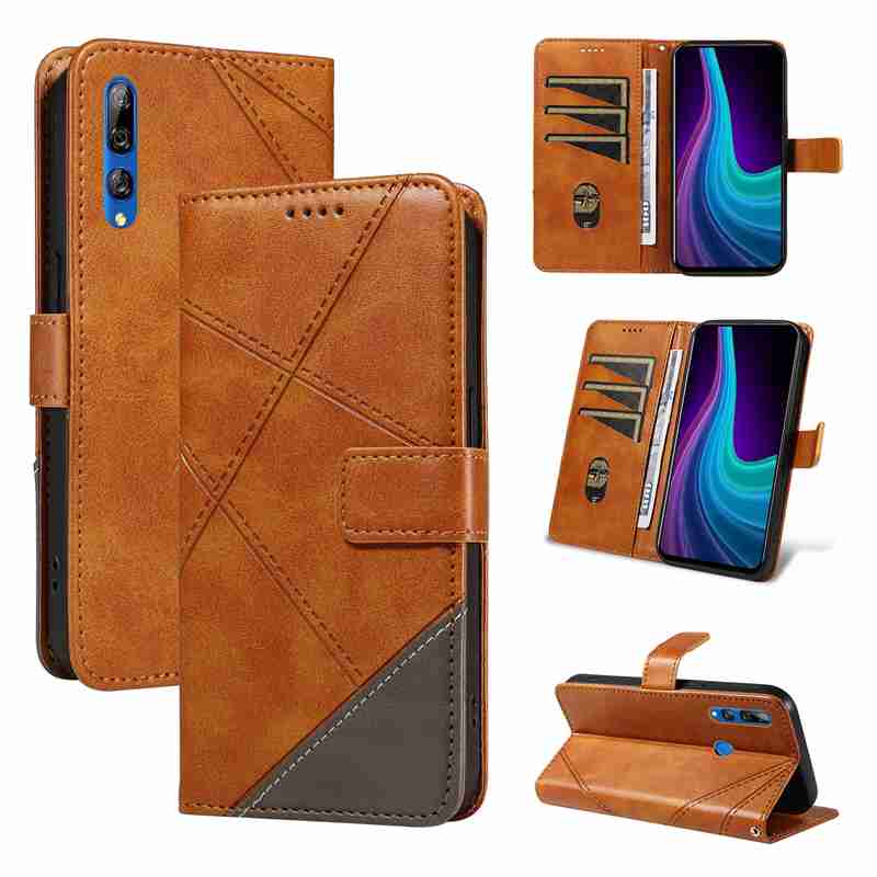 (katu2024) PU Leather Wallet Case For Huawei P Smart Z /Huawei Y9 Prime 2019 Flip Stand Card Book Phone Cover