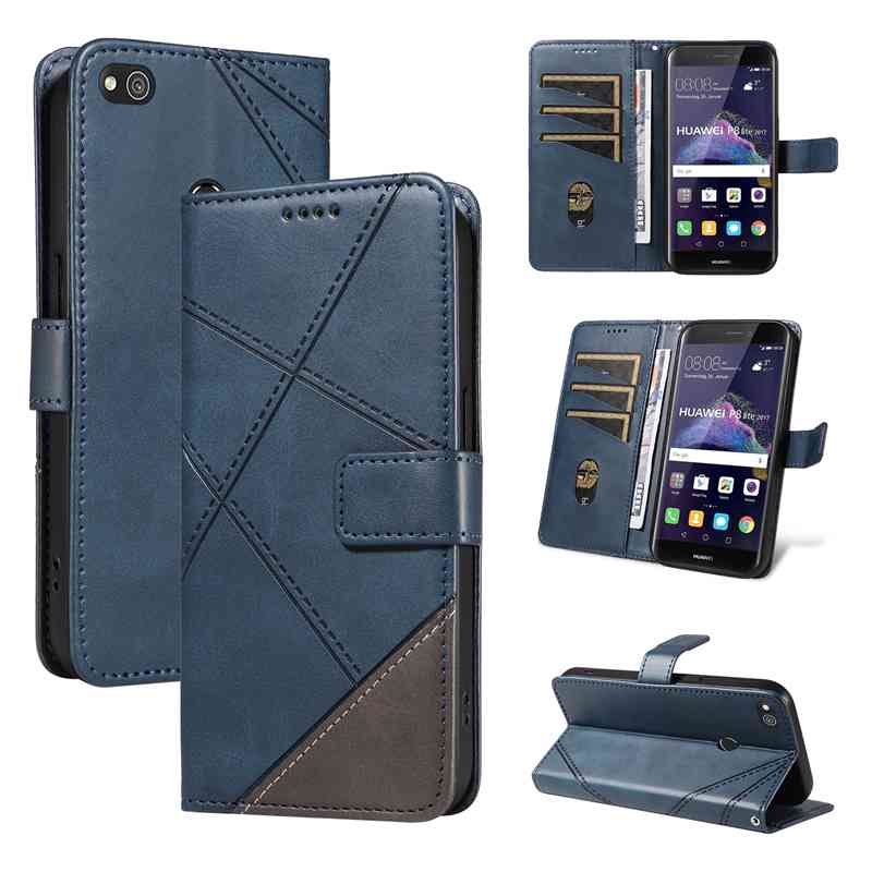 (katu2024) PU Leather Wallet Case For Huawei P8 Lite 2017 honor 8 Lite P9 Lite 2017 Flip Stand Card Book Phone Cover